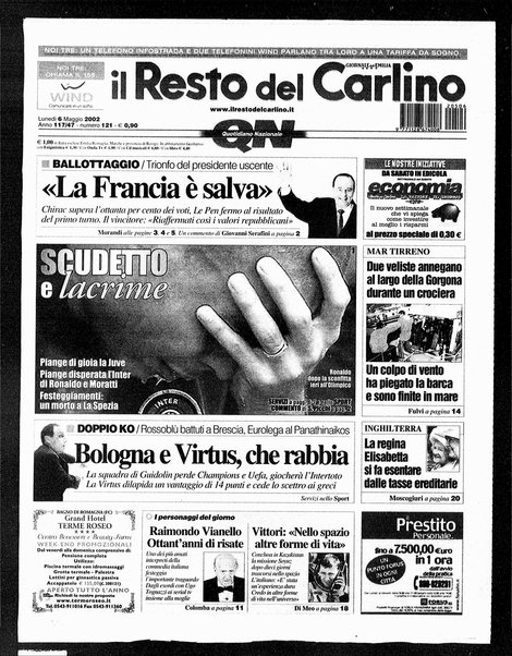 Il Resto del Carlino : giornale dell'Emilia